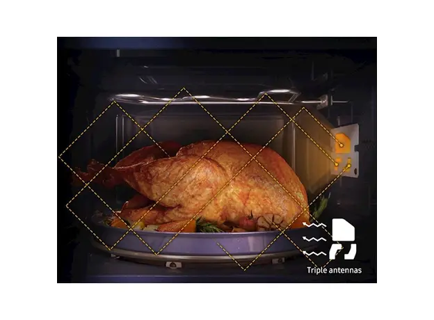 მიკროტალღური ღუმელი SAMSUNG MS23A7013AB/BW, 6 image