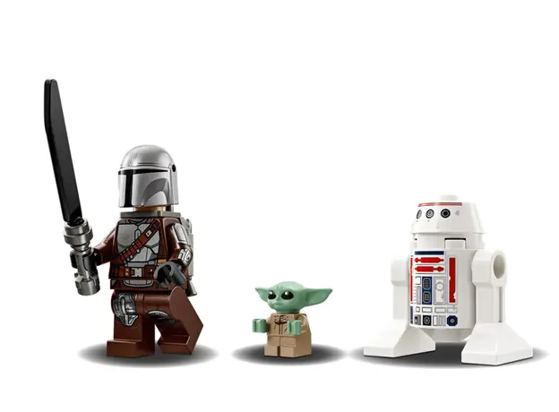 ლეგო LEGO Constructor Star Wars Mando and Grogu's N-1 Starfighter, 5 image