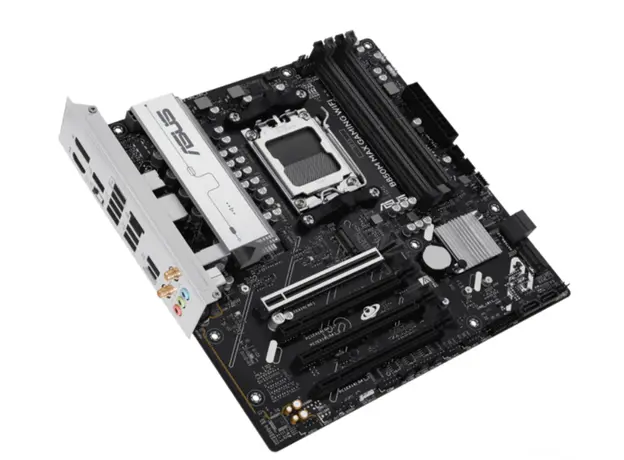 დედა დაფა ASUS Motherboard B850M MAX GAMING WIFI sAM5 B850 4xDDR5 M.2 HDMI DP WiFi BT mATX, 3 image