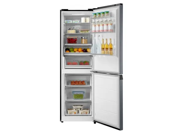 მაცივარი Toshiba GR-RB449WE-PMJ(06) - Bottom FRZ,186x60x66, 338 Litres, BIG Display, Silver, 5 image