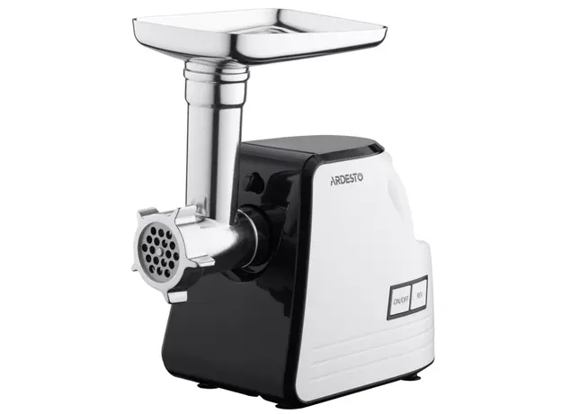 ხორცსაკეპი მანქანა Ardesto Meat grinder, 2300W, prod.-2.2kg/min, 4 cutting plates+for sausag.plates, tomato juicer, plastik, white-black, 3 image
