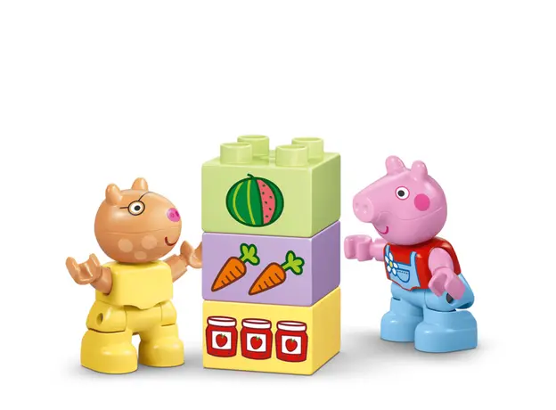 ლეგო LEGO Constructor DUPLO Peppa Pig Tractor and Market, 4 image
