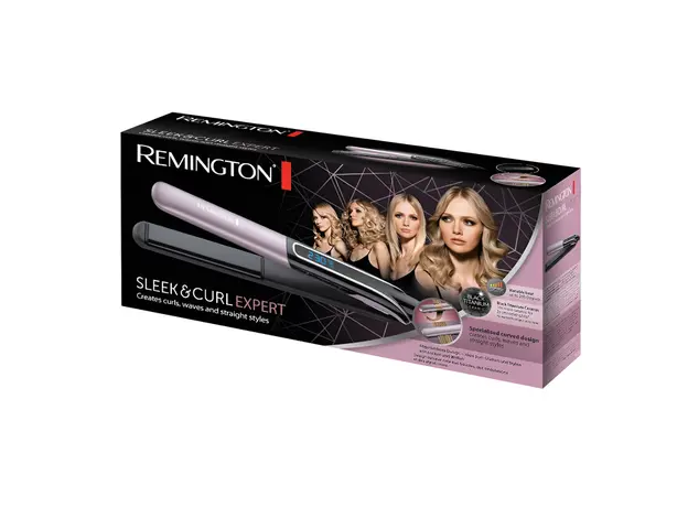 თმის გასასწორებელი Remington S6700 E51 Sleek & Curl Expert, 2 image