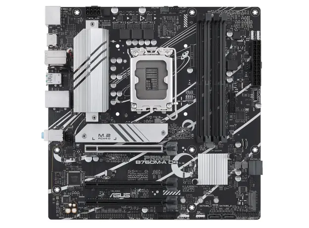 დედა დაფა Asus 90MB1D00-M1EAYC PRIME B760M-A D4-CSM, LGA 1700, DDR4, 128GB