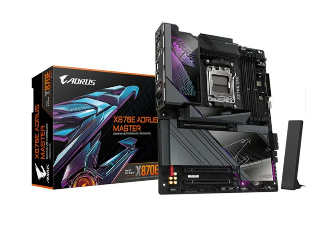დედა დაფა GIGABYTE Motherboard X870E AORUS MASTER sAM5 X870 4xDDR5 M.2 HDMI Typc-C ATX