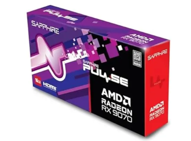 ვიდეო დაფა SAPPHIRE Graphic Card Radeon RX 9070 16GB GDDR6 PULSE GAMING OC, 4 image