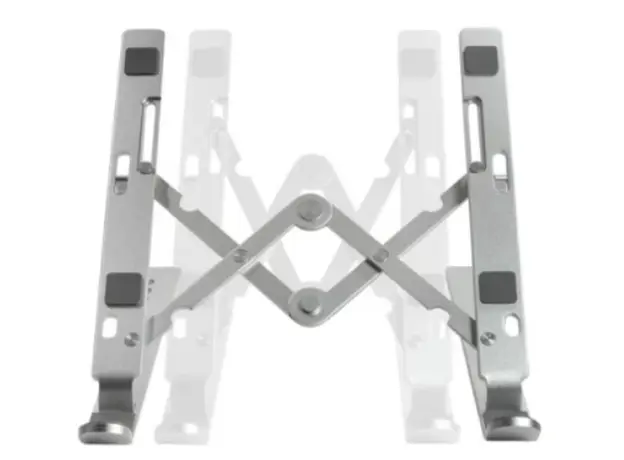 ლეპტოპის სადგამი LogiLink AA0134 Notebook stand foldable aluminum silver, 4 image