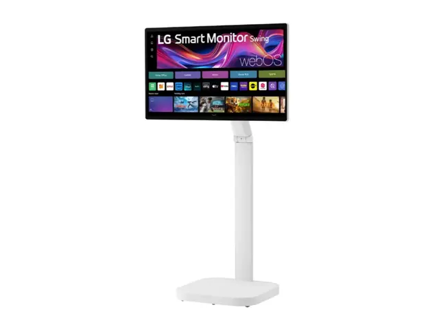 მონიტორი LG 32U889SA-W.AMA 32 Inch 4K 3840 x 2160 IPS 350 cd/m² 60Hz Touchscreen Smart Monitor Swing with Rolling Stand White