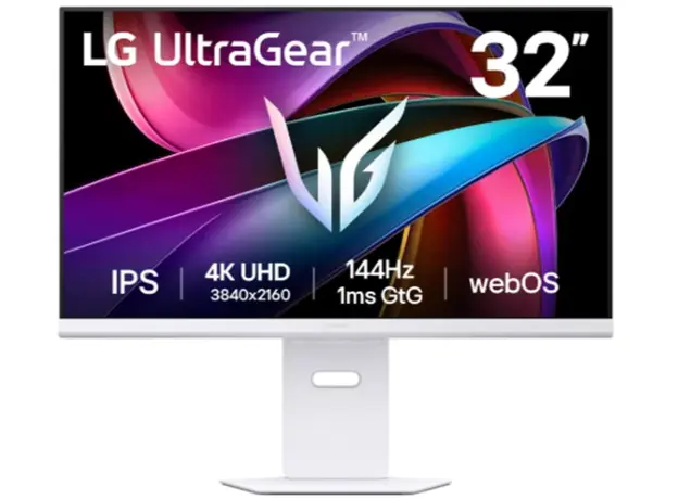 მონიტორი LG UltraGear Smart 31.5" 32G810SA-W 4K UHD (3840 x 2160) IPS 144Hz 1ms 400 cd/m² White
