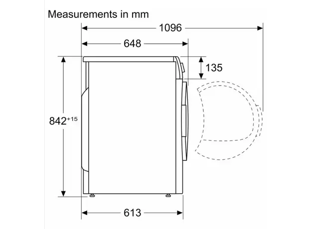 საშრობი მანქანა Bosch WQK25200ME, 5 image