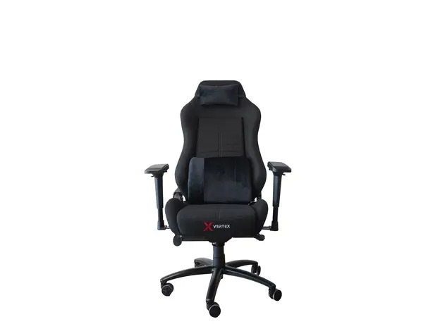 სათამაშო სავარძელი Vertex Valakas Gaming Chair Black Fabric