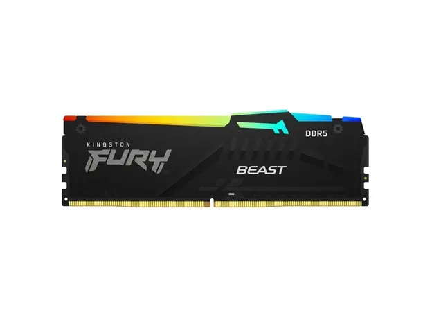 ოპერატიული მეხსიერება Kingston KF556C36BBEA-16 FURY Beast RGB, 16GB, DDR5, 5600MHz