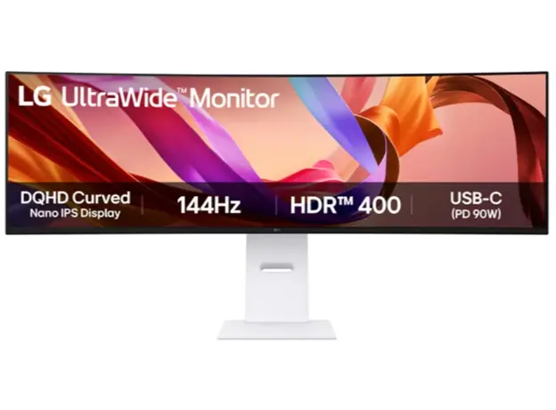 მონიტორი LG UltraWide 49U950A-W.AMA 49 5120 x 1440 IPS 5ms 144Hz White