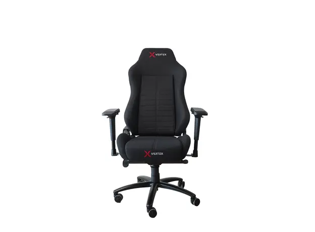სათამაშო სავარძელი Vertex Valakas Gaming Chair Black Fabric, 4 image