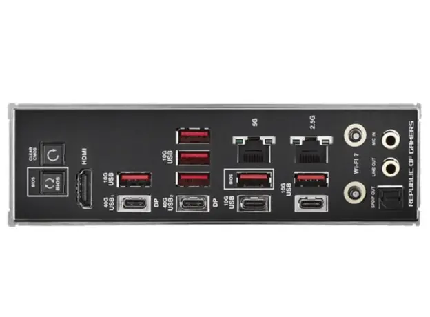 დედა დაფა ASUS Motherboard ROG CROSSHAIR X870E HERO sAM5 X870E 4xDDR5 M.2 HDMI Wi-Fi BT ATX, 3 image