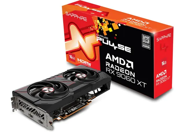 ვიდეო დაფა SAPPHIRE Graphic Card Radeon RX 9060 XT 16GB GDDR6 PULSE GAMING OC