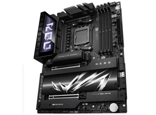 დედა დაფა ASUS Motherboard ROG CROSSHAIR X870E HERO sAM5 X870E 4xDDR5 M.2 HDMI Wi-Fi BT ATX, 2 image