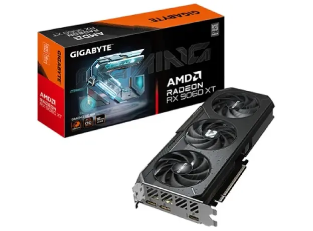 დედა დაფა GIGABYTE Graphic Adapter Radeon RX 9060 XT 16GB GDDR6 GAMING OC