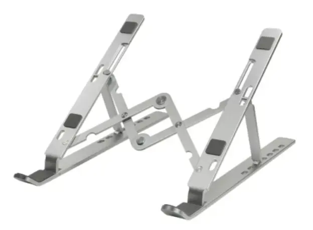 ლეპტოპის სადგამი LogiLink AA0134 Notebook stand foldable aluminum silver