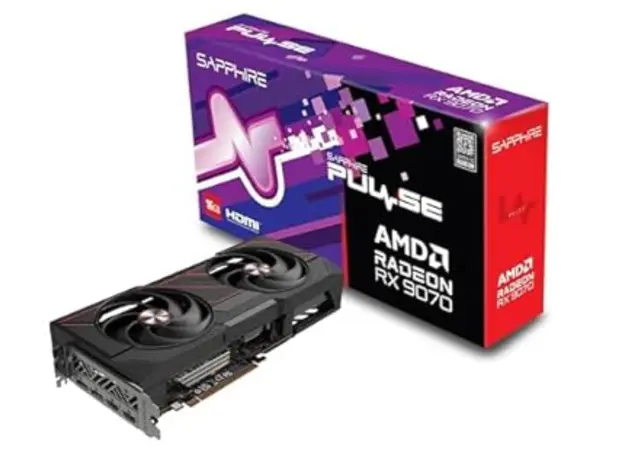 ვიდეო დაფა SAPPHIRE Graphic Card Radeon RX 9070 16GB GDDR6 PULSE GAMING OC