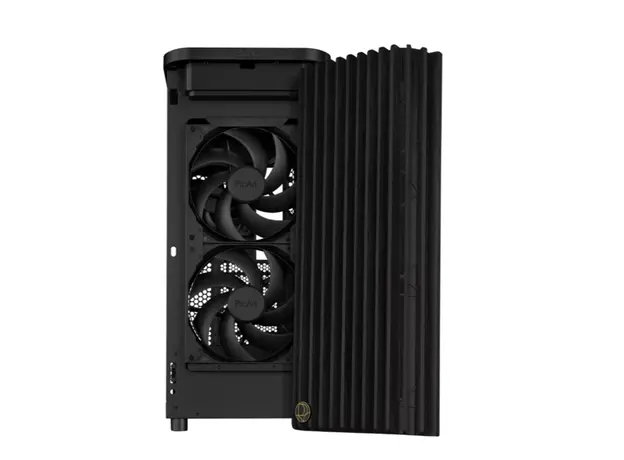 კომპიუტერის ქეისი Asus ProArt PA401 Wood Edition - Metal Panel Black, 6 image