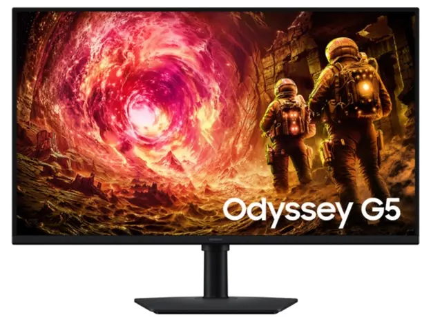 მონიტორი Samsung Odyssey G5 LS27FG502EIXCI 27" QHD 2560x1440 IPS 1ms 180Hz