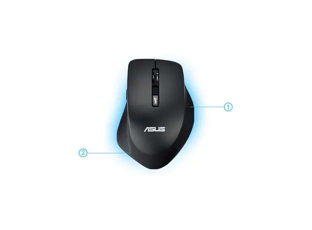 მაუსი ASUS WT425 (90XB0280-BMU000) BLACK, 2 image