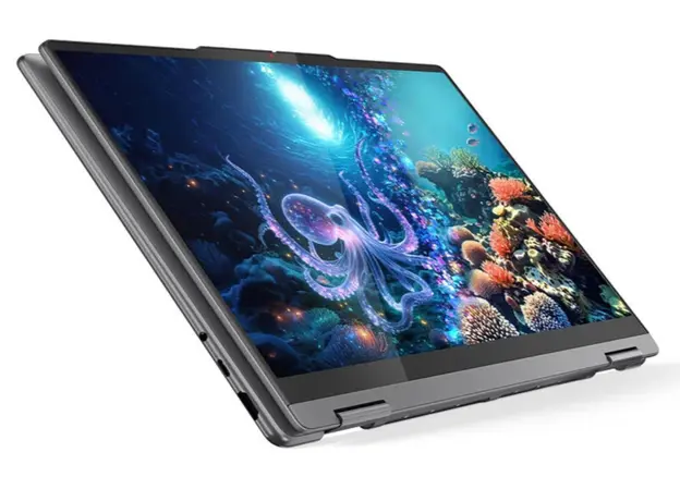 ნოუთბუქი Lenovo Yoga 7 2-in-1 14''  OLED Touch Core Ultra 7 258V 32GB 1TB SSD Integrated Arc Graphics  Luna Grey (83JQ00CVRK), 2 image