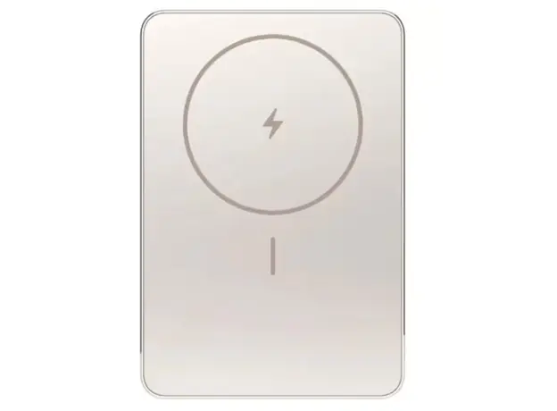 პორტატული დამტენი Xiaomi Super Slim Magnetic Power Bank 5000 Gold