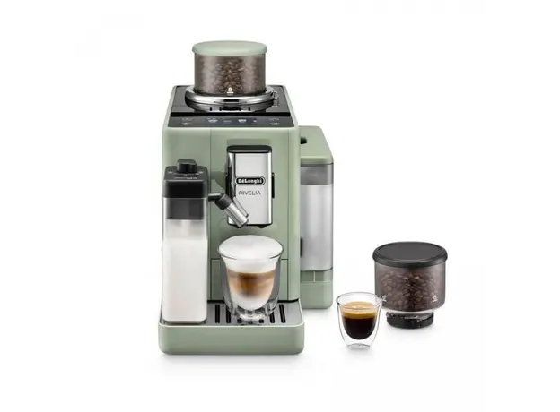ყავის აპარატი DeLonghi EXAM441.55.GR Rivelia, 1450W, 1.4L, Coffee Machine, Jade Green