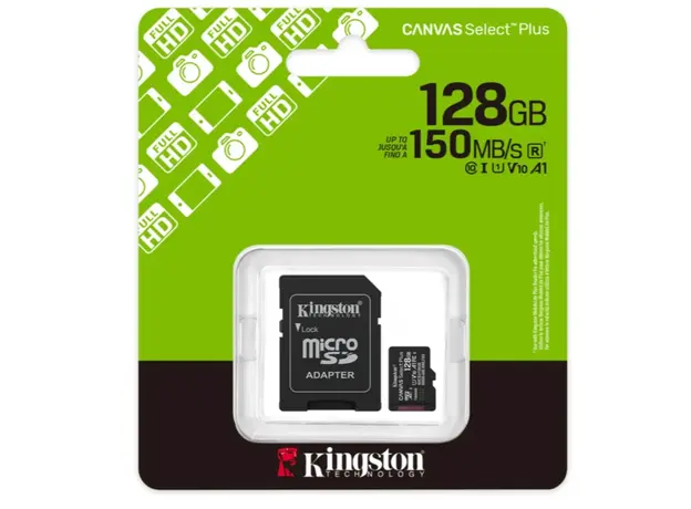 მეხსიერების ბარათი Kingston Canvas Select Plus microSD memory card 128GB, 3 image