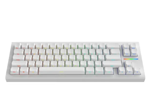კლავიატურა Nubi NK68HE White - Hall Effect Gaming Keyboard