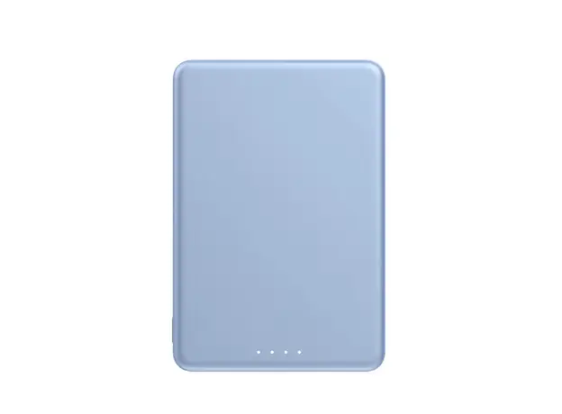 პორტატული დამტენი Xiaomi Super Slim Magnetic Power Bank 5000 Blue, 2 image