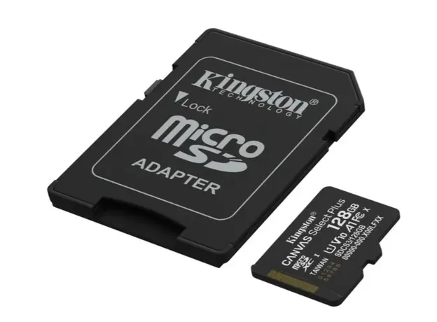მეხსიერების ბარათი Kingston Canvas Select Plus microSD memory card 128GB, 2 image