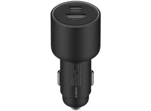მანქანის დამტენი Xiaomi 67W Car Charger (USB-A + Type-C)