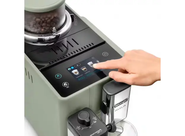ყავის აპარატი DeLonghi EXAM441.55.GR Rivelia, 1450W, 1.4L, Coffee Machine, Jade Green, 4 image