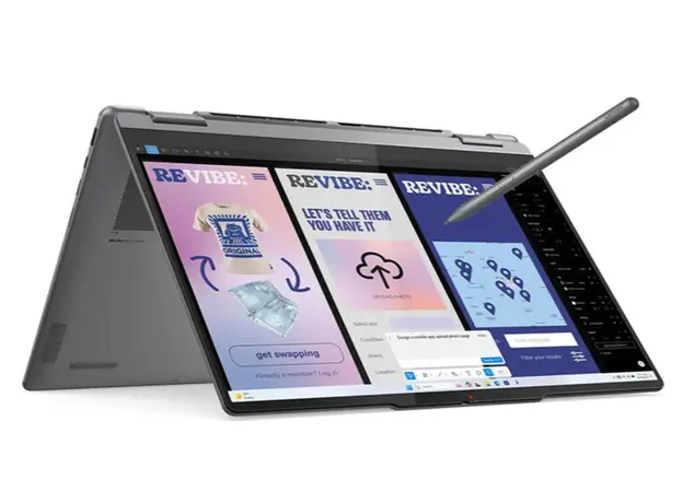 ნოუთბუქი Lenovo Yoga 7 2-in-1 14''  OLED Touch Core Ultra 7 258V 32GB 1TB SSD Integrated Arc Graphics  Luna Grey (83JQ00CVRK), 4 image