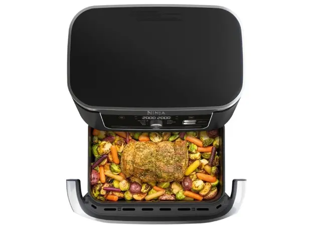 აეროგრილი Ninja AF500EU, 2470W, 10.4L, Air Fryer, Black/Silver, 2 image