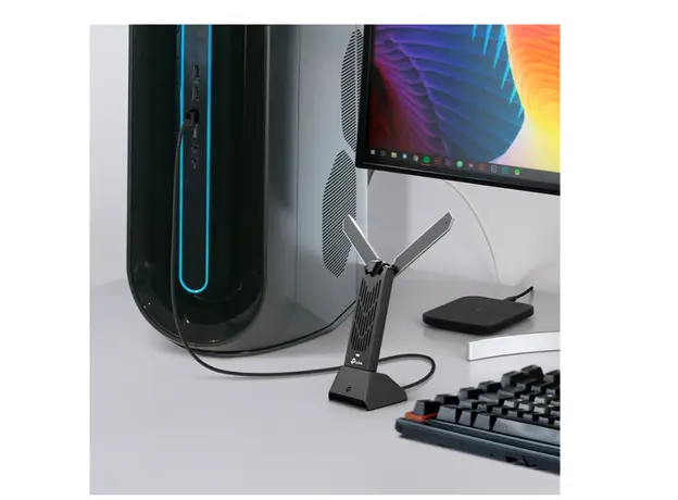 უსადენო ადაპტერი TP-Link Archer TBE400UH BE6500 WiFi 7 Dongle High Gain USB WiFi Adapter, 4 image