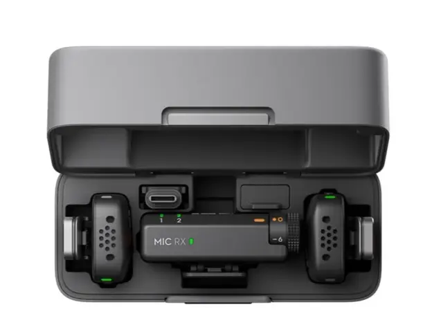 მიკროფონი DJI Mic Mini (2 TX + 1 RX + Charging Case) (DM3005), 4 image