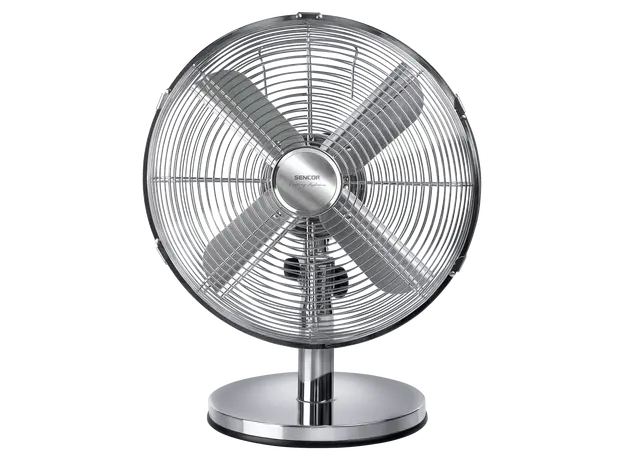 ვენტილატორი Sencor SFE 3040SL Desk Fan, 35 W, Diameter- 30 cm, 3speed, High Quality Chromed