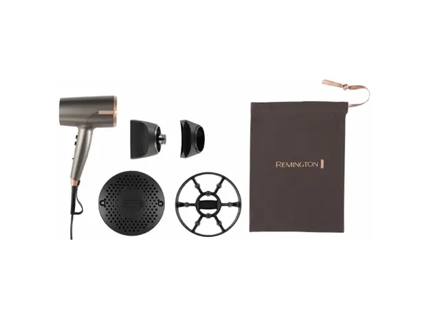 Hair Dryer Remington D6077, 2000W, Hair Dryer, Grey, 4 image