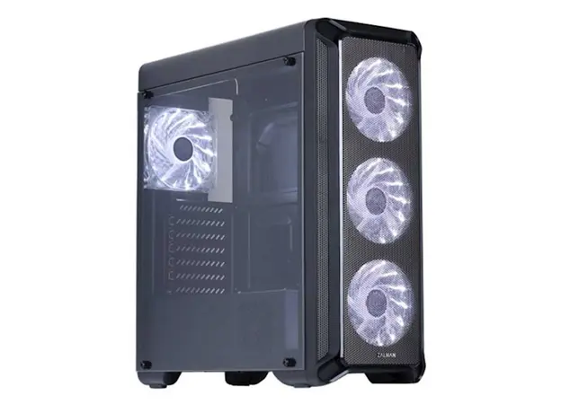 ქეისი Zalman Computer case I3, MidT, 2*USB2.0,1*USB3.0, 4*120mm White LED