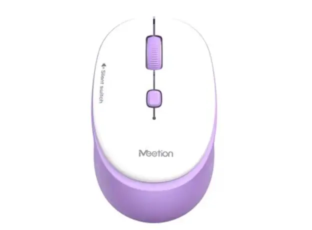 მაუსი MEETION R571 Purple/White