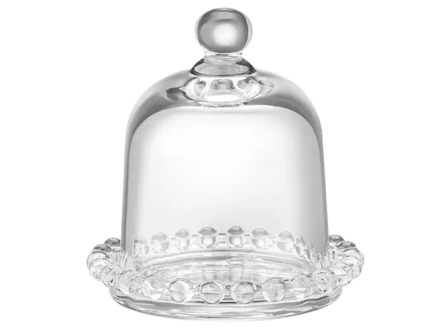 ლიმონის ჭურჭელი Ardesto Lemon dish with lid, 9cm, glass, transparent