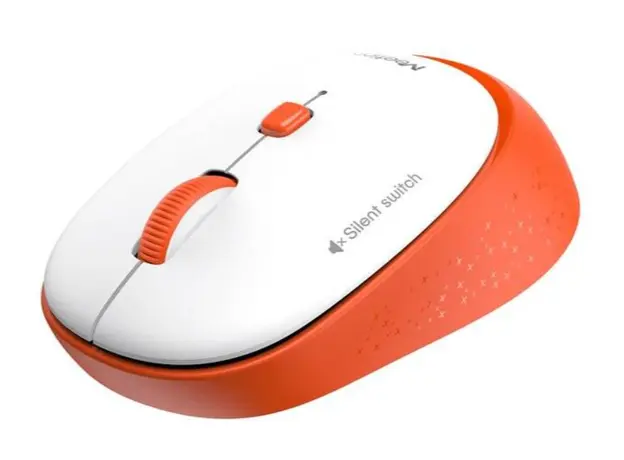 მაუსი MEETION R571 Orange/White, 2 image