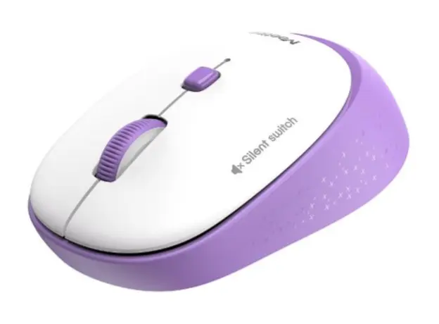 მაუსი MEETION R571 Purple/White, 2 image