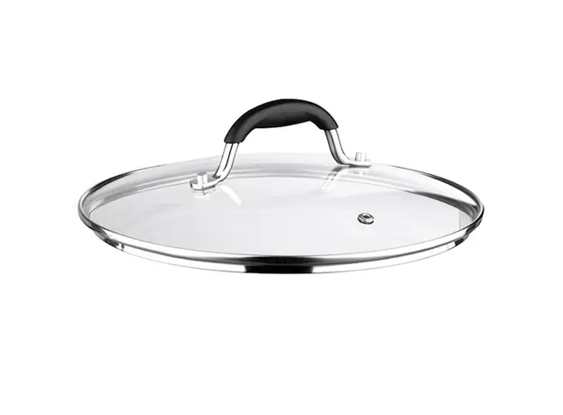 ქვაბის თავსახური ARDESTO Lid Black Mars 28 см, glass,stainless steel, silicone