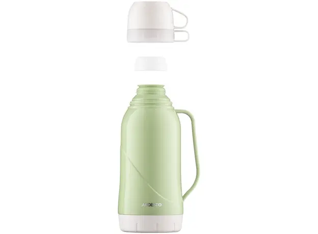 თერმოსი Ardesto Vacuum flask Gemini Gourmet, 1800ml, plastic, borosilicate glass, green, 4 image
