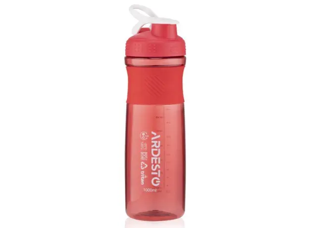 წყლის ბოთლი Ardesto Bottle Smart bottle 1000 ml, red, tritan